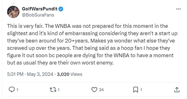 1714799009 203 Fans Furious Over Embarrassing WNBA After They Cant Watch Angel