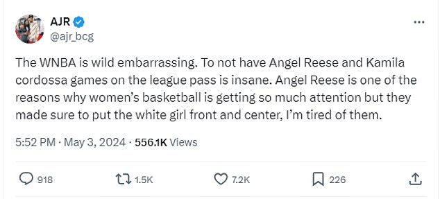 1714799010 401 Fans Furious Over Embarrassing WNBA After They Cant Watch Angel