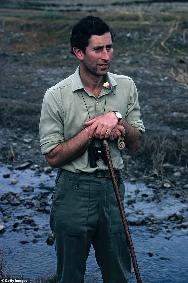 The King also carries out a rigorous daily exercise regime, inspired by the Canadian Royal Air Force, which includes sit-ups and push-ups. Photographed in 1980