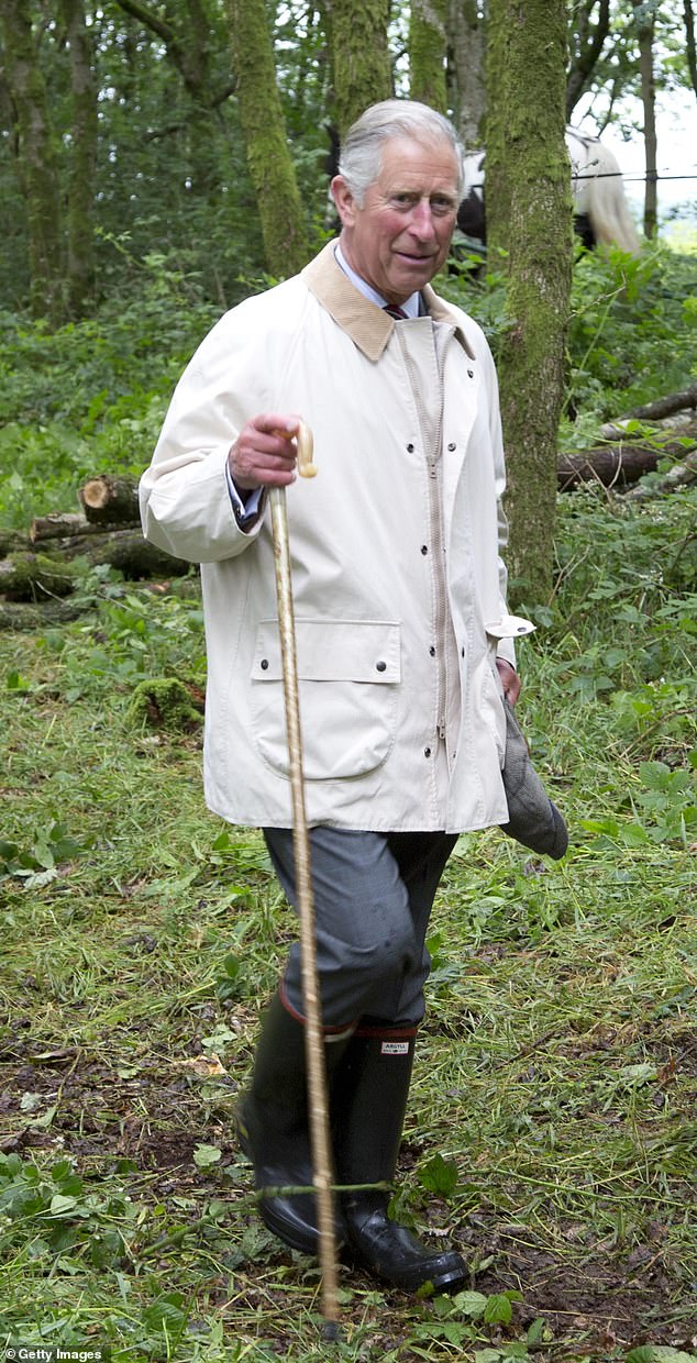 The King's love of the outdoors, including walking and camping, is believed to have been fostered during his time at Gordonstoun School. Photographed in 2012