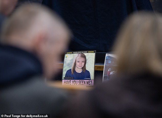 The small service was held at Rothley Baptist Church to mark the 17th anniversary of Madeleine's disappearance.
