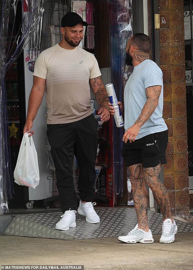 Loveridge when he was seen leaving a hair salon carrying a white plastic bag and talking to a bearded man with heavily tattooed legs.
