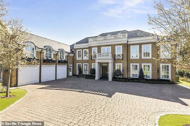 Terry's six-bedroom former home, which he bought from golfer Colin Montgomerie for £2.5 million, has a swimming pool and outdoor kitchen.