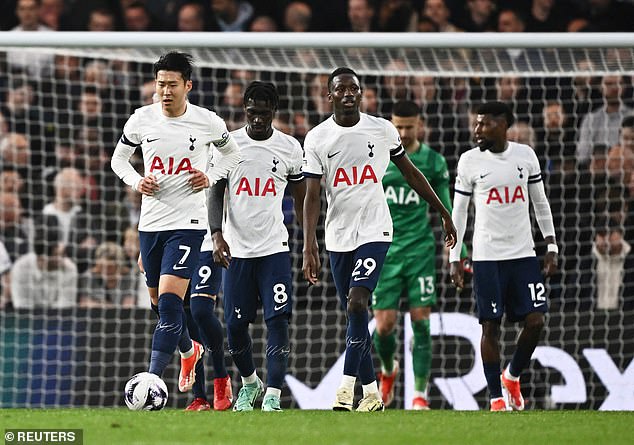 A lack of leadership and experience has also been a factor behind Tottenham's problems.