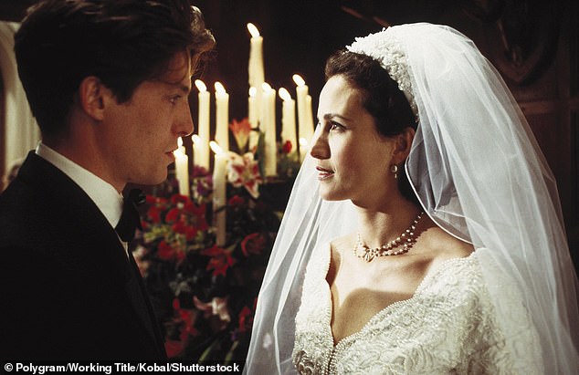 Hugh Grant and Andie Macdowell star in Four Weddings and a Funeral
