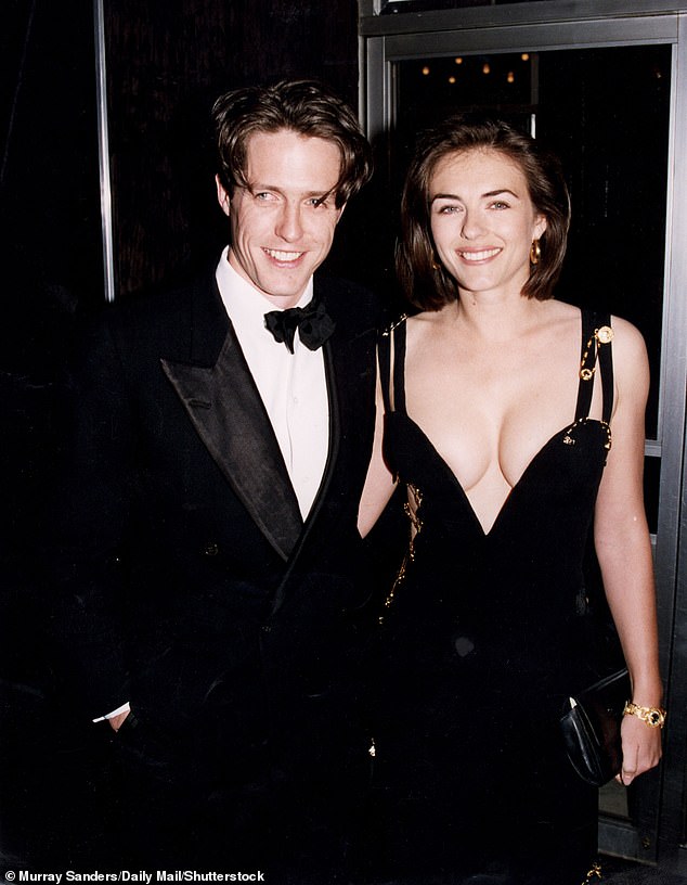 Hurly and Grant at the UK premiere of Four Weddings and a Funeral in 1994