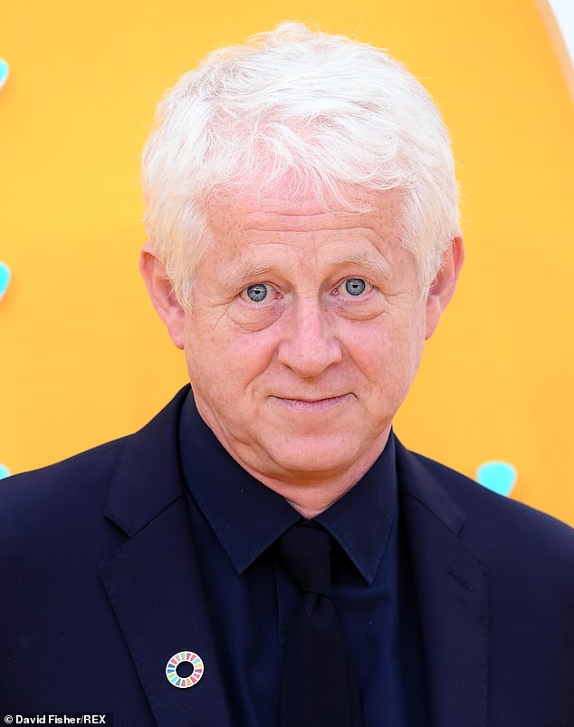 Screenwriter Richard Curtis (pictured) revealed that he did not want Hugh Grant to appear in Four Weddings and a Funeral.