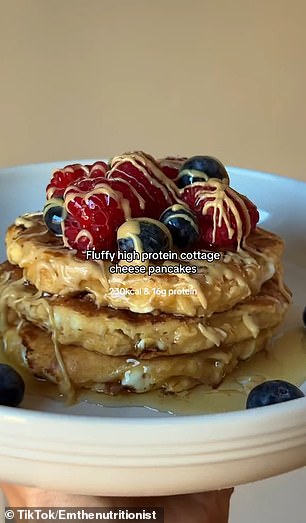 Em the nutritionist's protein pancakes
