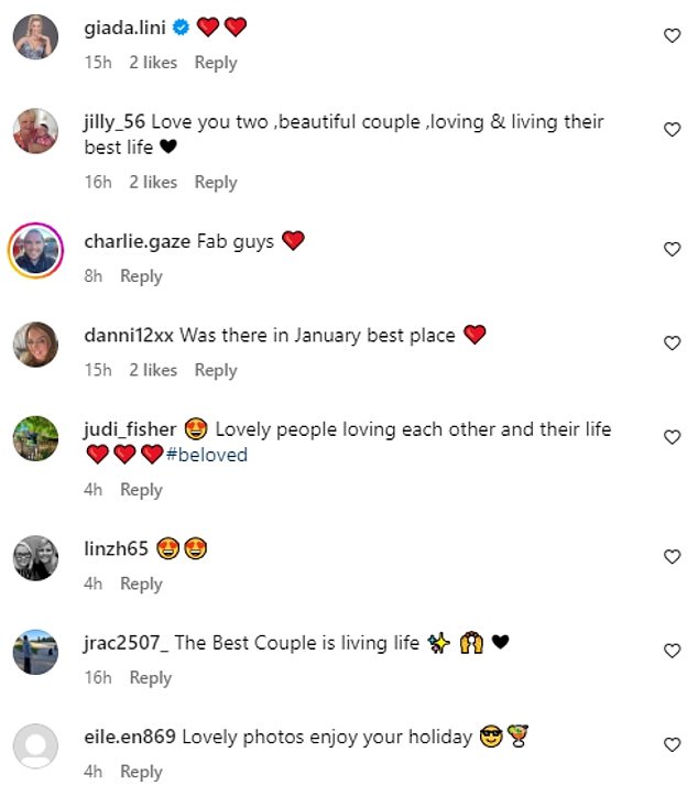 Fans of the stars rushed to their comments box to express their happiness for the couple, with some pleading for an engagement.