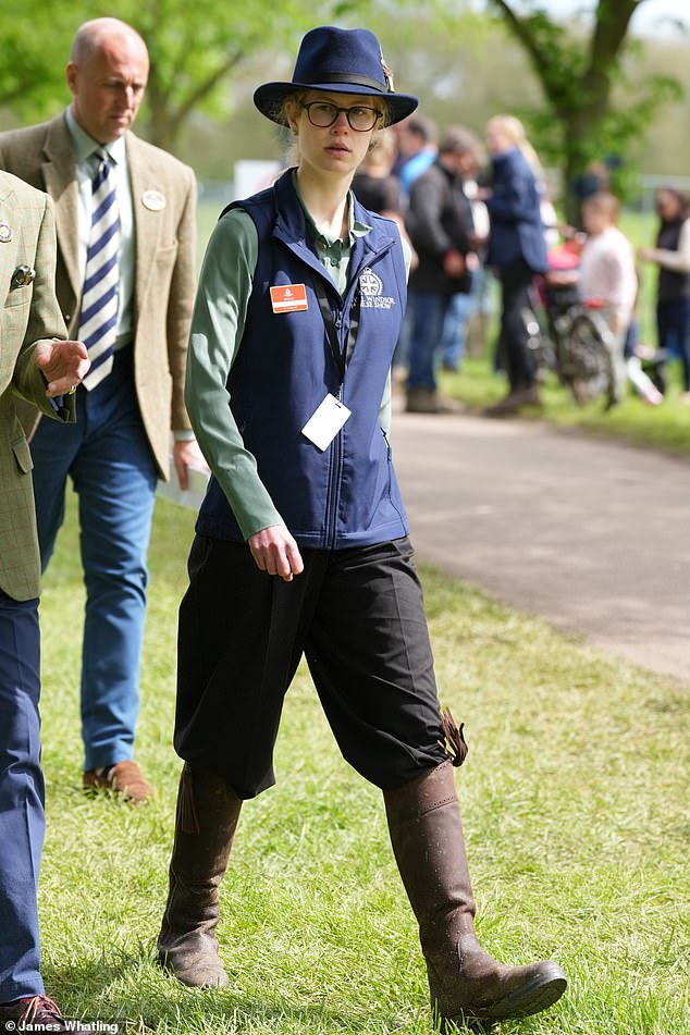 Lady Louise Windsor at the Royal Windsor Horse Show in Berkshire