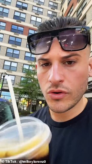 On TikTok, mikeylorenz0 complained that he has to 'wait 20 minutes' for a black coffee