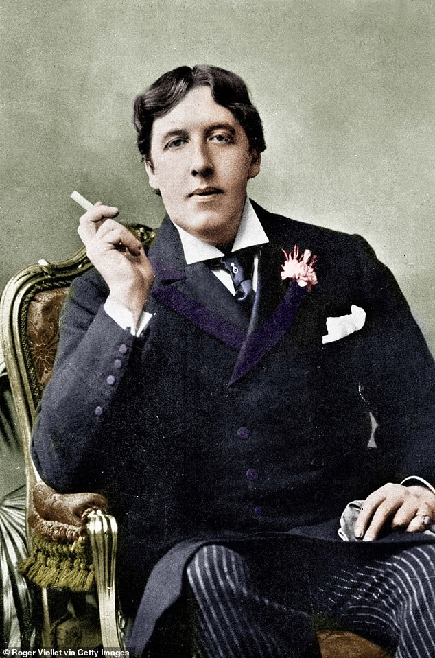 Although the manuscript is titled 'Ideal Love: A Sonnet', the auctioneer told viewers that it was Wilde's most popular poem, 'The New Remorse', written by him in 1891 for his lover, Lord Alfred Douglas. .