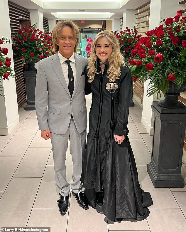 On Friday night, Dannielynn and Larry attended the annual Barnstable-Brown Gala, where she wore a beautiful black dress that previously belonged to Janet Jackson.