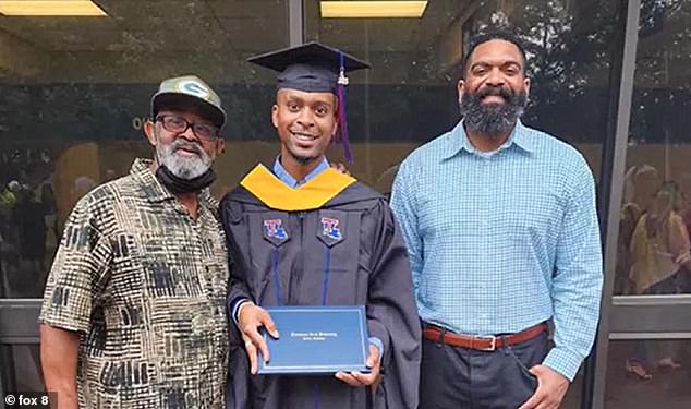 His father and grandfather watched with pride as he qualified at LSU.