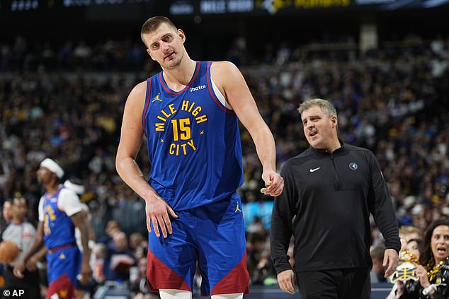 Nuggets star Nikola Jokic had 32 points, eight rebounds and nine assists in his losing effort.