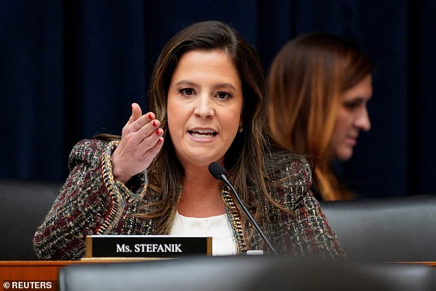 Rep. Elise Stefanik of New York, whose profile has skyrocketed since she grilled Ivy League university bosses about their handling of anti-Semitism on campus, also received praise.