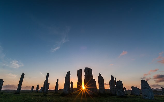 For thousands of years, the stones erected on the Hebridean island have remained a mystery, with experts unsure why they were placed there and for what purpose.