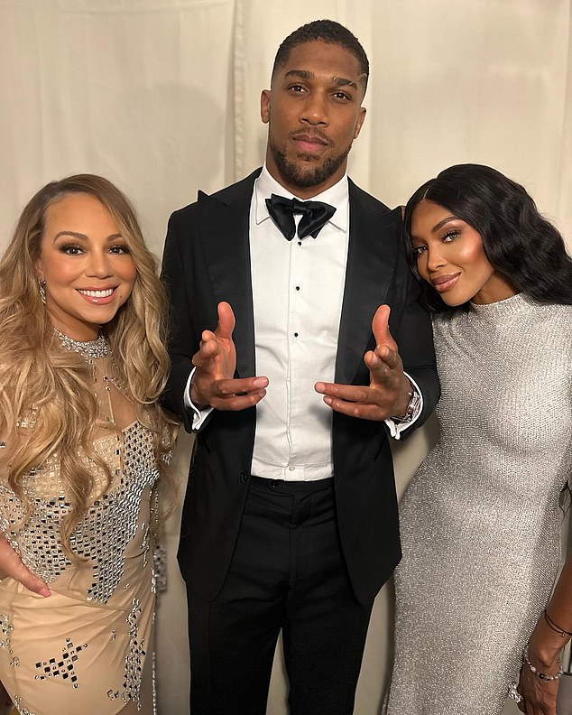 Elsewhere, supermodel Naomi Campbell, boxer Anthony Joshua and singer Mariah Carey attended the luxurious weekend.
