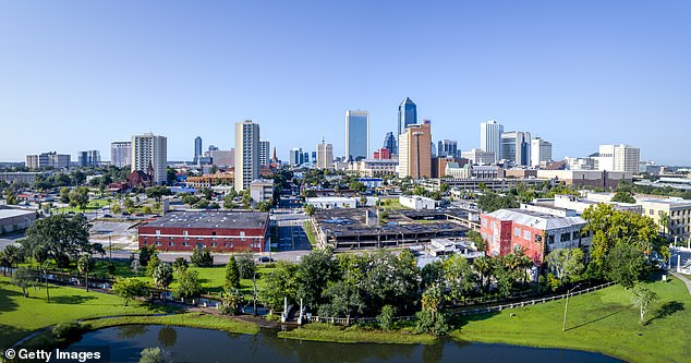 The number of new homes for sale in Jacksonville, FL (pictured) grew 22.5% in the last year