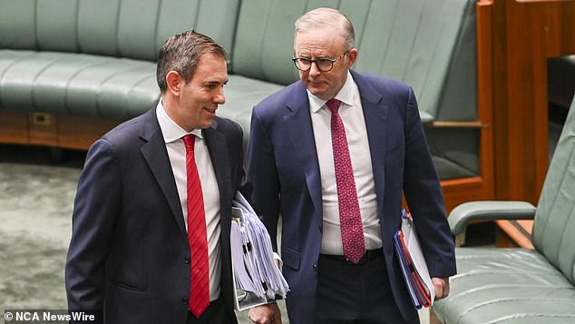 Treasurer Jim Chalmers (left) and Mr Albanese (right) will put the finishing touches on the budget this week.