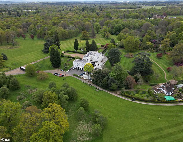 The stunning royal estate is nestled amongst trees and woodland in the heart of Windsor Part, just three miles south of Windsor Castle.