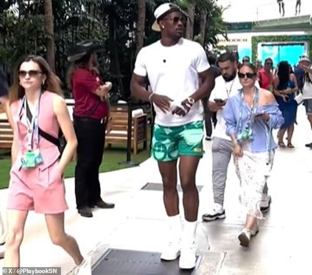 Miami's own Jimmy Butler was at Sunday's event just days after the Celtics beat the Heat.
