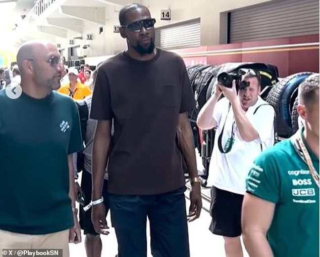 Kevin Durant was also in Miami, a few days after the Phoenix Suns were left out of the NBA playoffs.