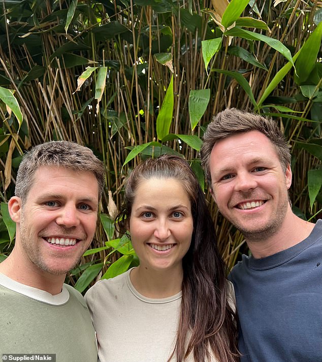 Dean, 33, his wife Tegan, 32, and brother Jaryd, 31, came up with the idea for their brand Nakie after a diving expedition in South East Asia.