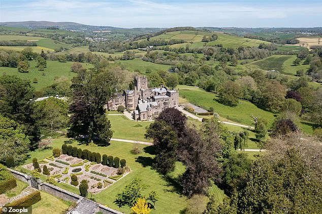 The penthouse forms part of Flete House Tower, which sits on 12 acres of landscaped grounds in the village of Ermington, two miles from the Devon town of Ivybridge.