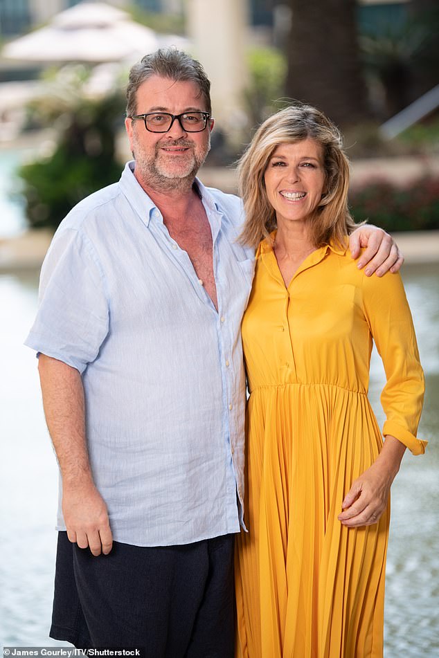 Derek suffered a heart attack before Christmas and died on January 3 (pictured with Kate in 2019)