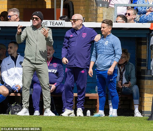 Ray stood out with his purple tracksuit