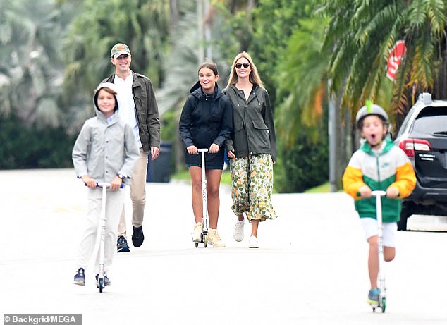 Ivanka and Jared are raising their three children, Arabella, Theodore and Joseph, in Miami.