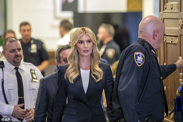 Ivanka Trump was questioned by New York prosecutors in November about her case against her father's business