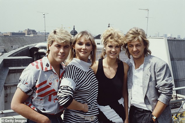 The band also revealed that they have plans to replace him and will hold a farewell concert before Mike's departure (LR in 1985 Bucks Fizz Mike, Cheryl, Shelley Preston, Bobby G).