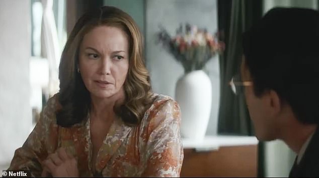 Diane Lane, who plays Martha Croker, was a crucial character throughout the show. One of her final scenes was her intimacy with banker Raymond Peepgrass (Tom Pelphrey).