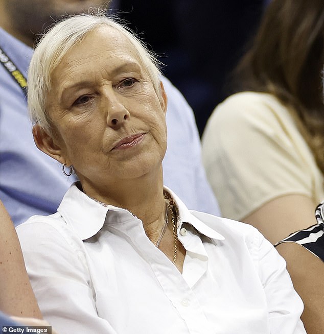 18-time Grand Slam tennis champion Martina Navratilova (pictured) said: 