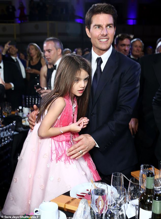 The actor's close bond with his adult children is a far cry from the relationship he shares with his biological daughter, Suri, who turned 18 last month and has reportedly been separated from her father for more than a decade.