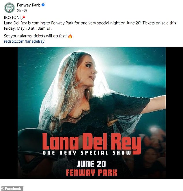 1715018491 229 Lana Del Rey Announces First US Stadium Show at Fenway