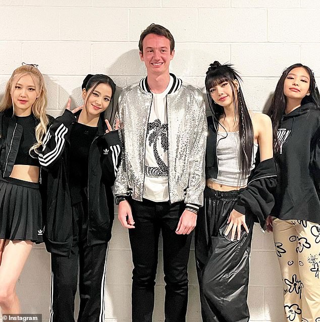 In November 2022, Frederic attended one of BLACKPINK's concerts at BMO Stadium in Los Angeles before posting a snapshot alongside the band members.