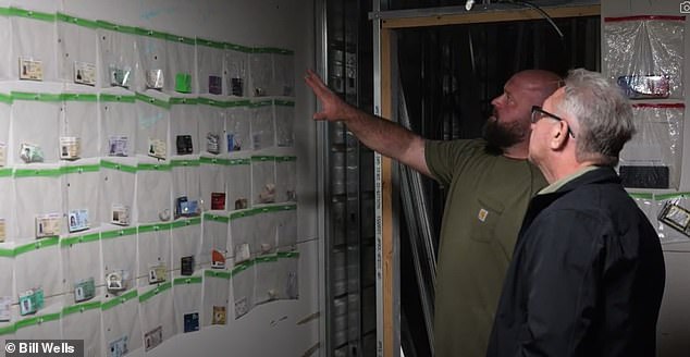 Cory Gautereaux, a San Diego resident and gun store owner, has collected dozens of foreign IDs that have been discarded by immigrants on his property near the Mexican border.