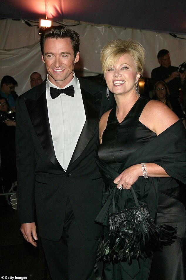 The Wolverine star, 55, posted a selfie on Instagram of him in the dapper black and white tuxedo hours before attending the event, and revealed that it's the same one he first wore to the Met Gala in 2004 with his now Estranged wife Deborra.  Lee Furness.  (Pictured: Hugh and Deborra-Lee attending their first Met Gala on April 26, 2004)