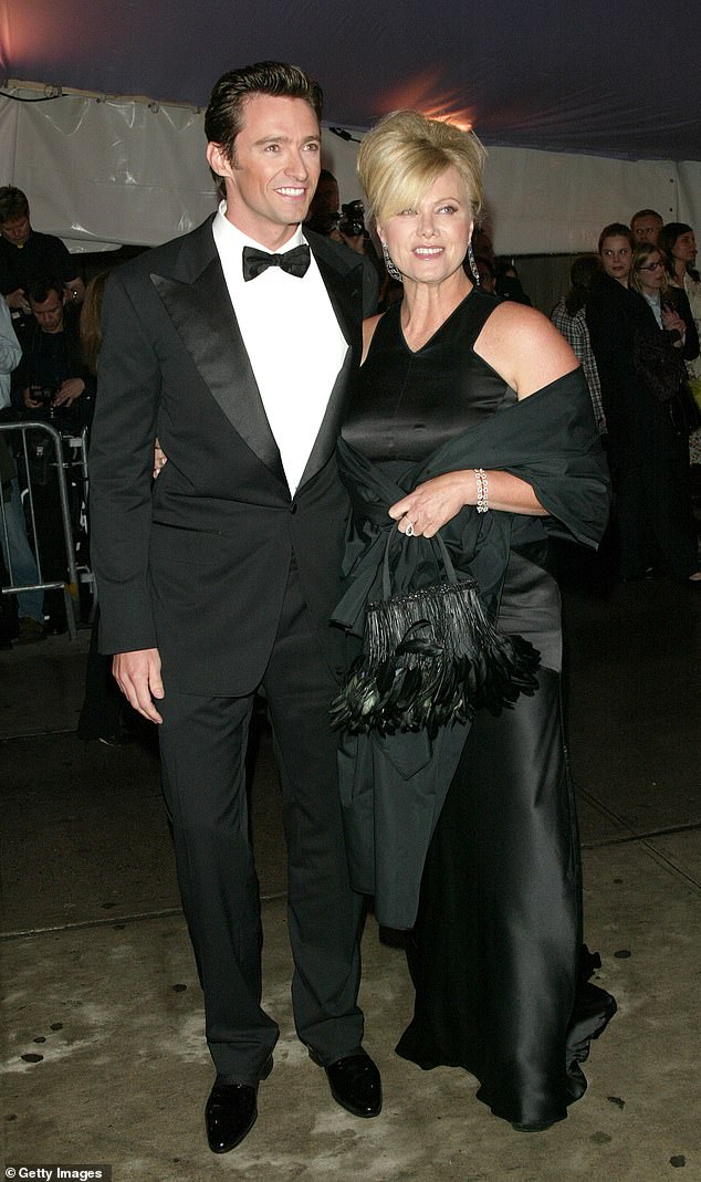 Jackman and Furness were regulars at the annual fashion event, having previously attended together six times (in 2004, 2014, 2017, 2018, 2022 and 2023) where they looked as in love as ever while posing for the cameras.  (Pictured: Hugh and Deborra-Lee attending their first Met Gala on April 26, 2004)