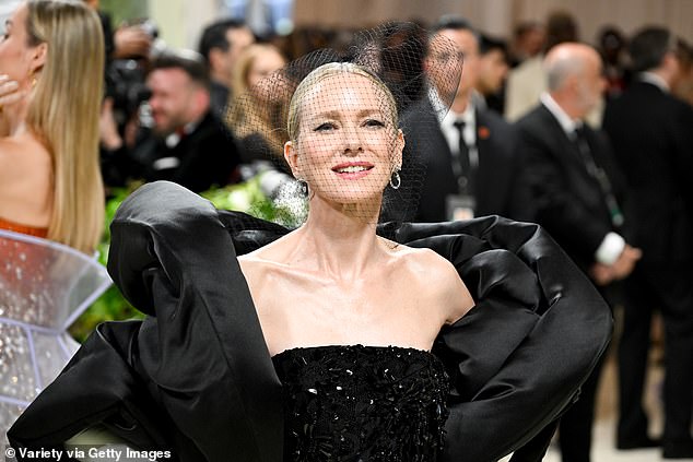 Her outfit appeared to pay homage to American novelist Truman Capote, as it was a nod to his starring role as socialite Babe Paley in the streaming series Feud: Capote vs The Swans, which Australians have devoured on Binge.