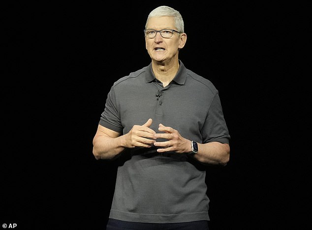 Apple CEO Tim Cook (pictured) also recently teased a big AI announcement, but it's unclear whether it will come on May 7 or at WWDC in June.