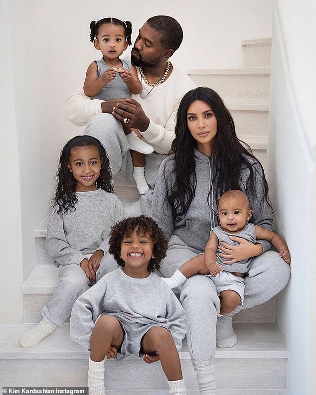 The 2022 Met Gala was canceled due to Covid, and in 2021, Kim filed for divorce from Kanye, citing irreconcilable differences (family pictured in 2019).