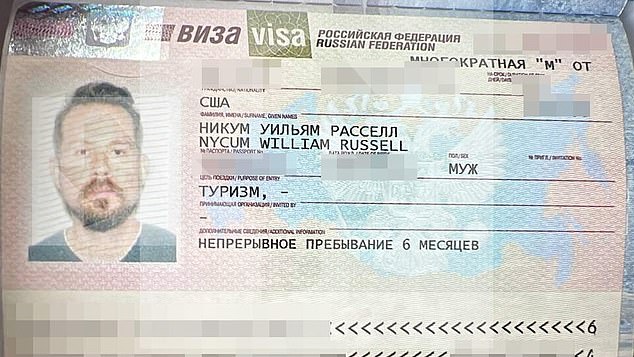 Under his visa, he was allowed to stay in Russia for up to six months, although it is not known when he entered the country or how his administrative arrest will be affected.