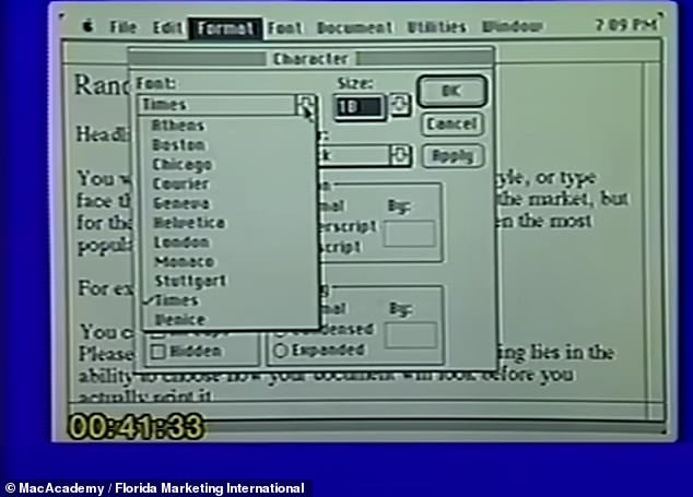 For the next hour and 47 minutes, he introduces viewers to the latest version of Microsoft Word and explains how to save, edit, and print documents.