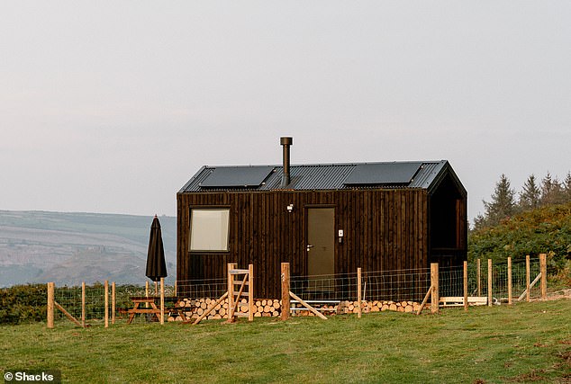 Finch Cottage (pictured) is located in the 'scenic' Dee Valley Area of ​​Outstanding Natural Beauty