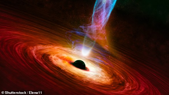 Mysterious: Black holes are among the most fascinating and most debated objects in the universe (file image)