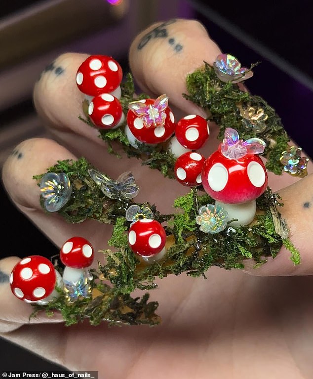 The 24-year-old had already gone viral after sharing unusual designs, such as mushroom-shaped ones.